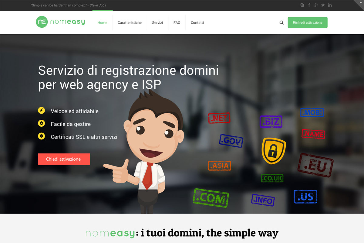 nomeasy homepage