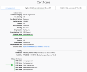 Firefox certificato digitale ssl